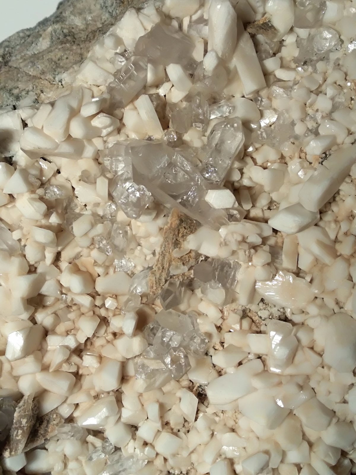 Albite (variety pericline), Quartz, Calcite, Muscovite
300 x 225 mm
(Autor: Sante Celiberti)