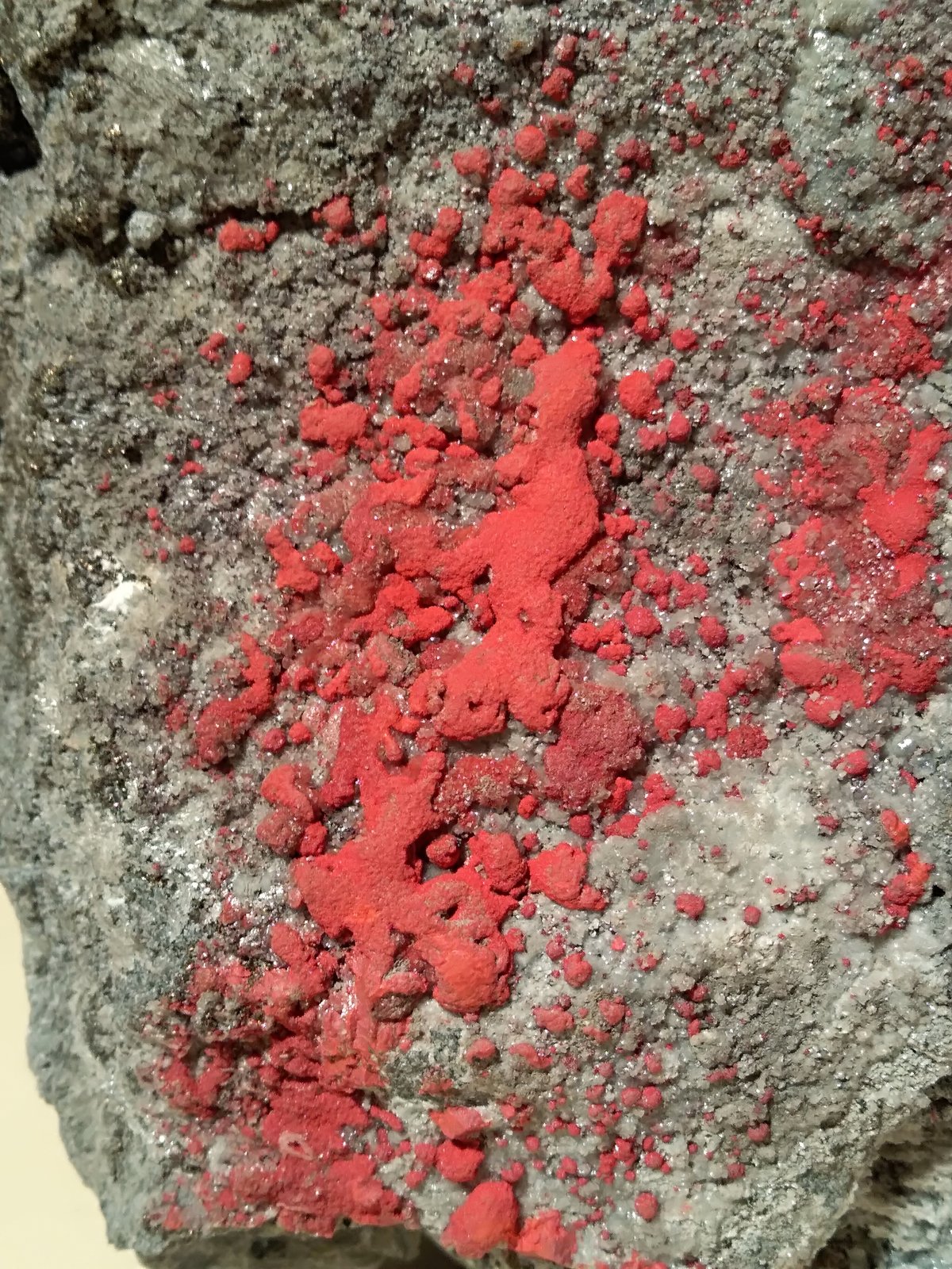 Cinnabar, Marcasite
170 x 160 mm.
(Autor: Sante Celiberti)