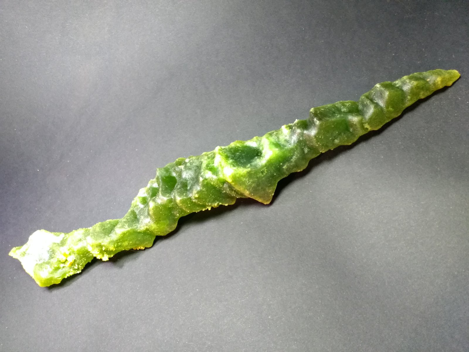 Chalcantite (Fe-bearing)
38 x 6,5 cm
(Autor: Sante Celiberti)
