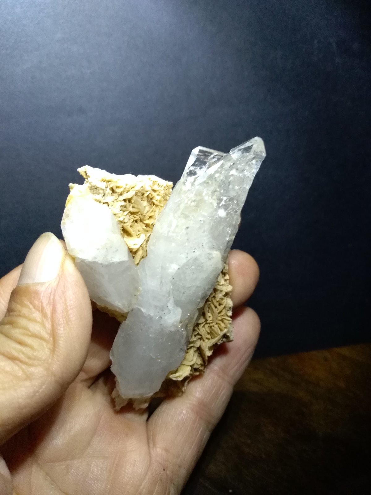 Quartz, Calcite
82 x 45 mm
(Autor: Sante Celiberti)