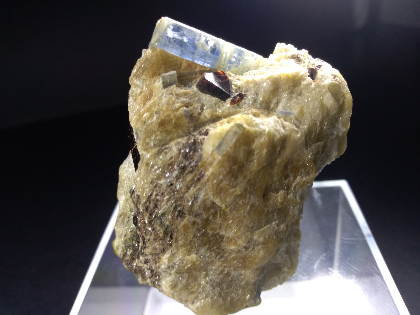 Kyanite, Staurolite
59 x 45 mm
(Autor: Sante Celiberti)