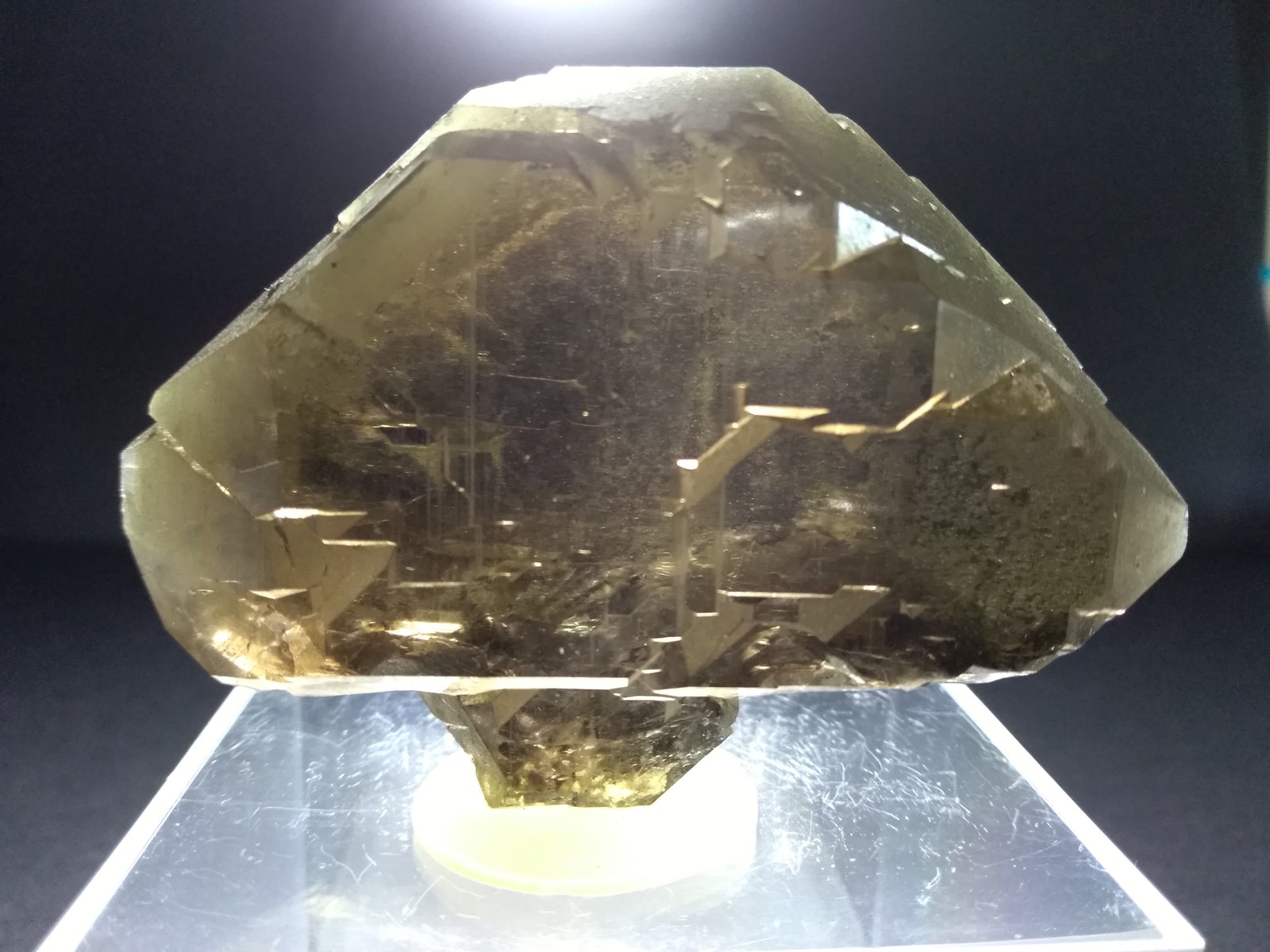 Quartz (variety smoky; variety gwindel)
80 x 55 mm
(Autor: Sante Celiberti)