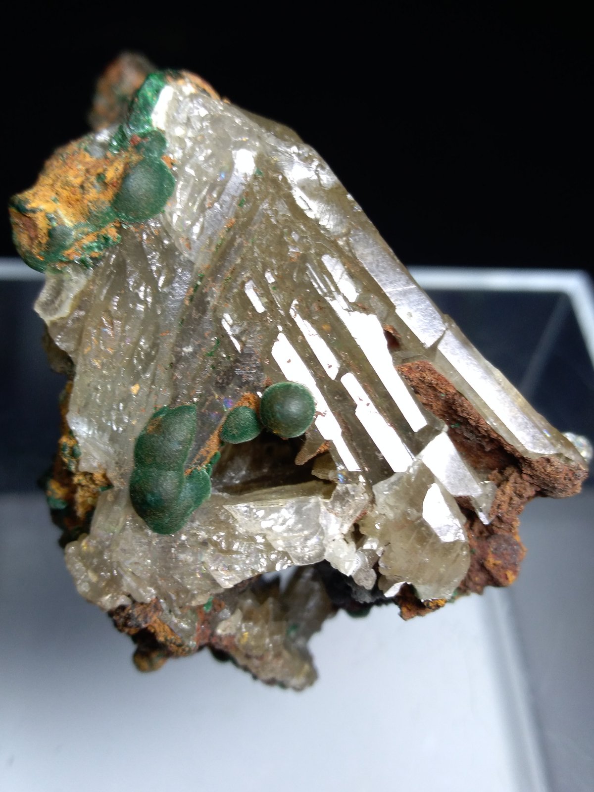 Cerussite, Malachite
50 x 35 mm
(Autor: Sante Celiberti)