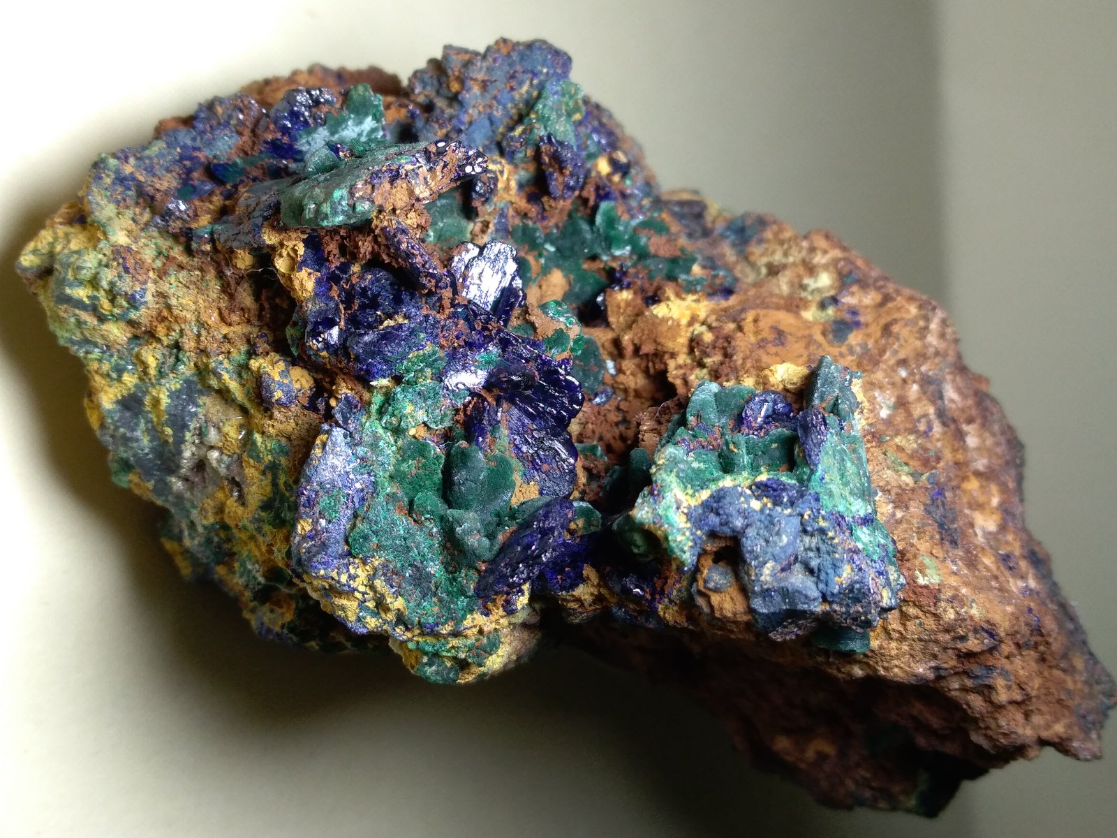 Azurite, Malachite
76 x 62 mm
(Autor: Sante Celiberti)