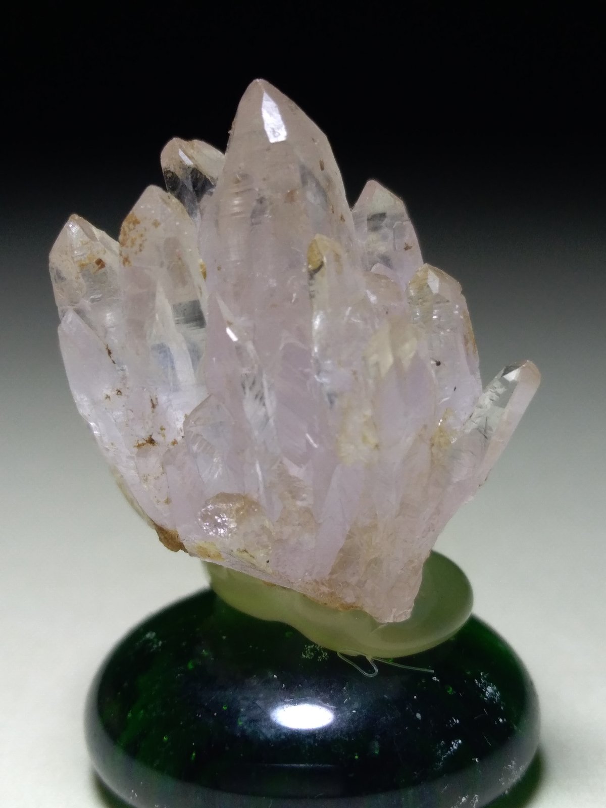 Quartz (variety rose quartz)
24 x 22 mm
(Autor: Sante Celiberti)