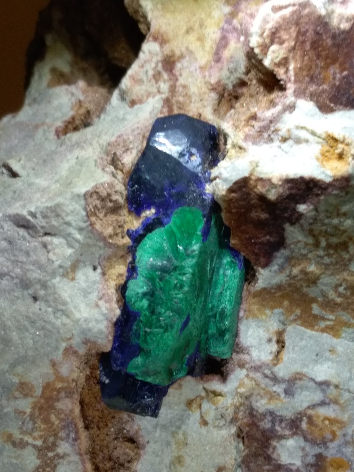 Azurite, Malachite
88 x 68 mm
(Autor: Sante Celiberti)