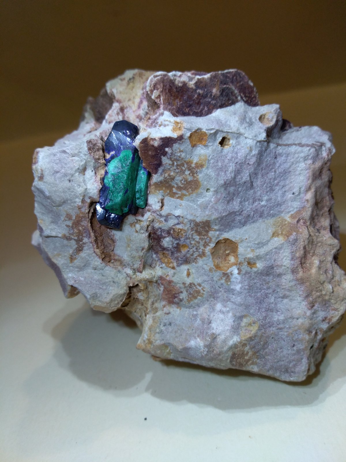 Azurite, Malachite
88 x 68 mm
(Autor: Sante Celiberti)