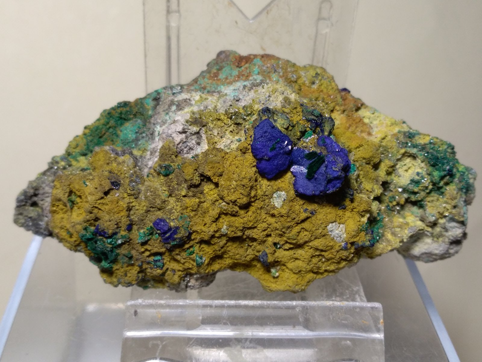Azurite, Malachite,
84 x 45 mm
(Autor: Sante Celiberti)