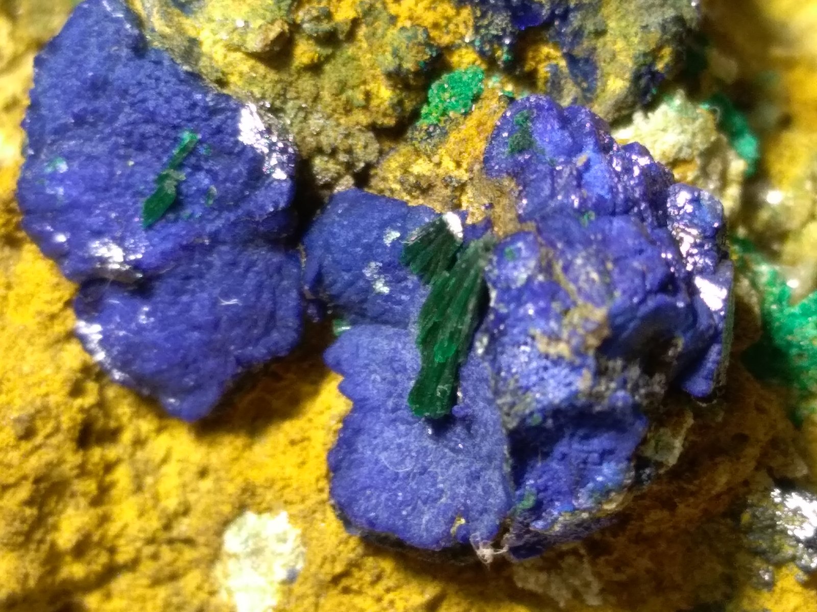 Azurite, Malachite
84 x 45 mm
(Autor: Sante Celiberti)