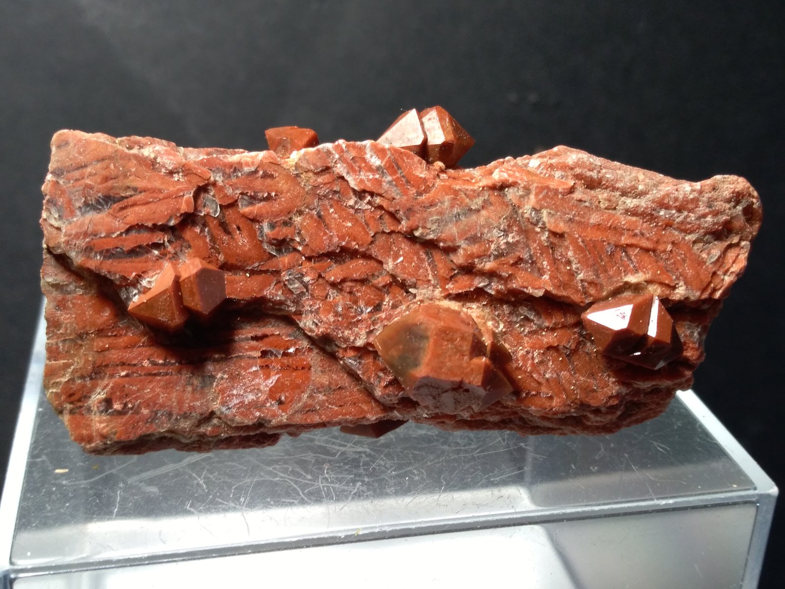 Quartz, Gypsum
68 x 32 mm
(Autor: Sante Celiberti)