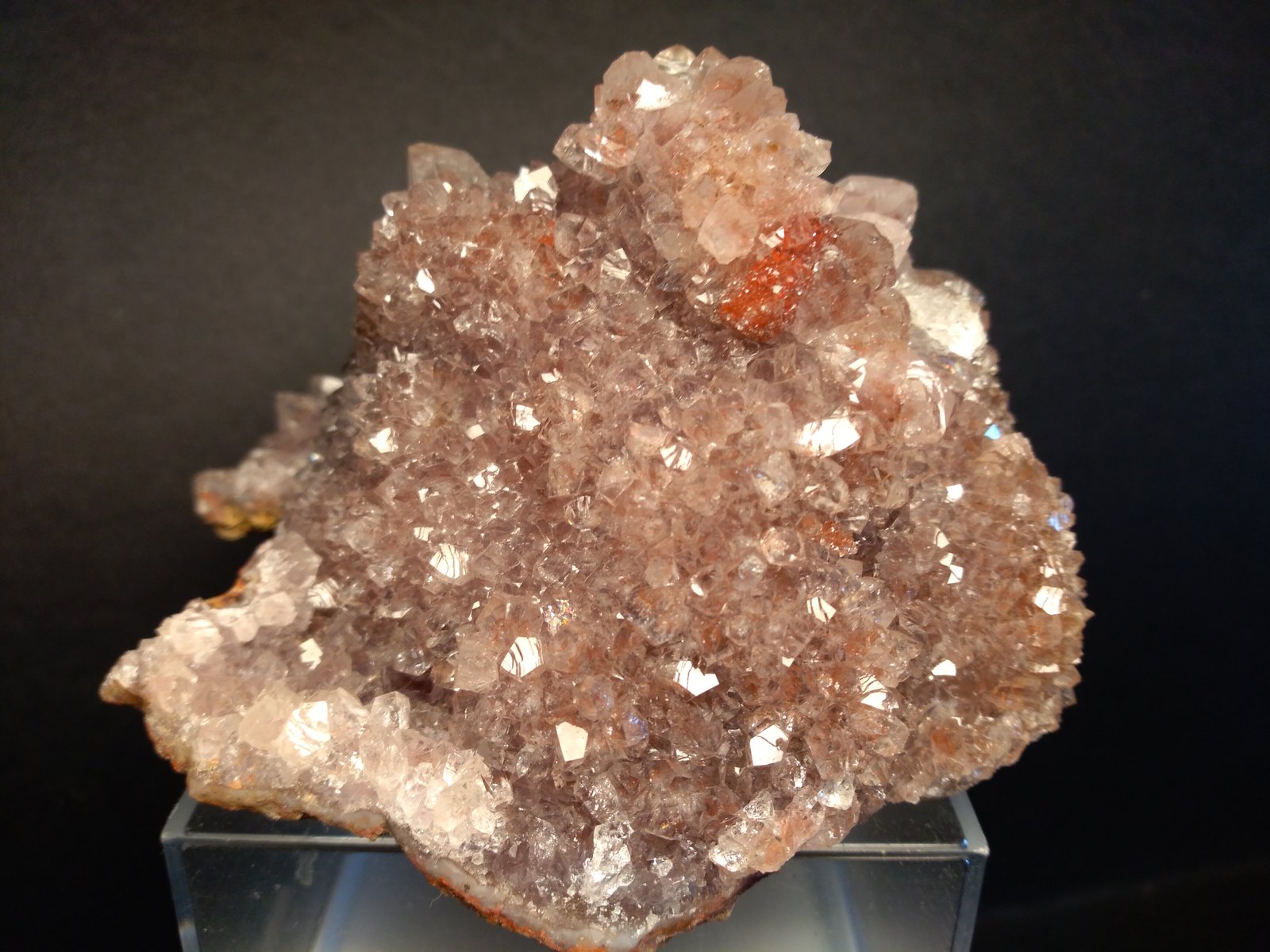 Quartz (variety amethyst)
10,5 x 10 cm
(Autor: Sante Celiberti)