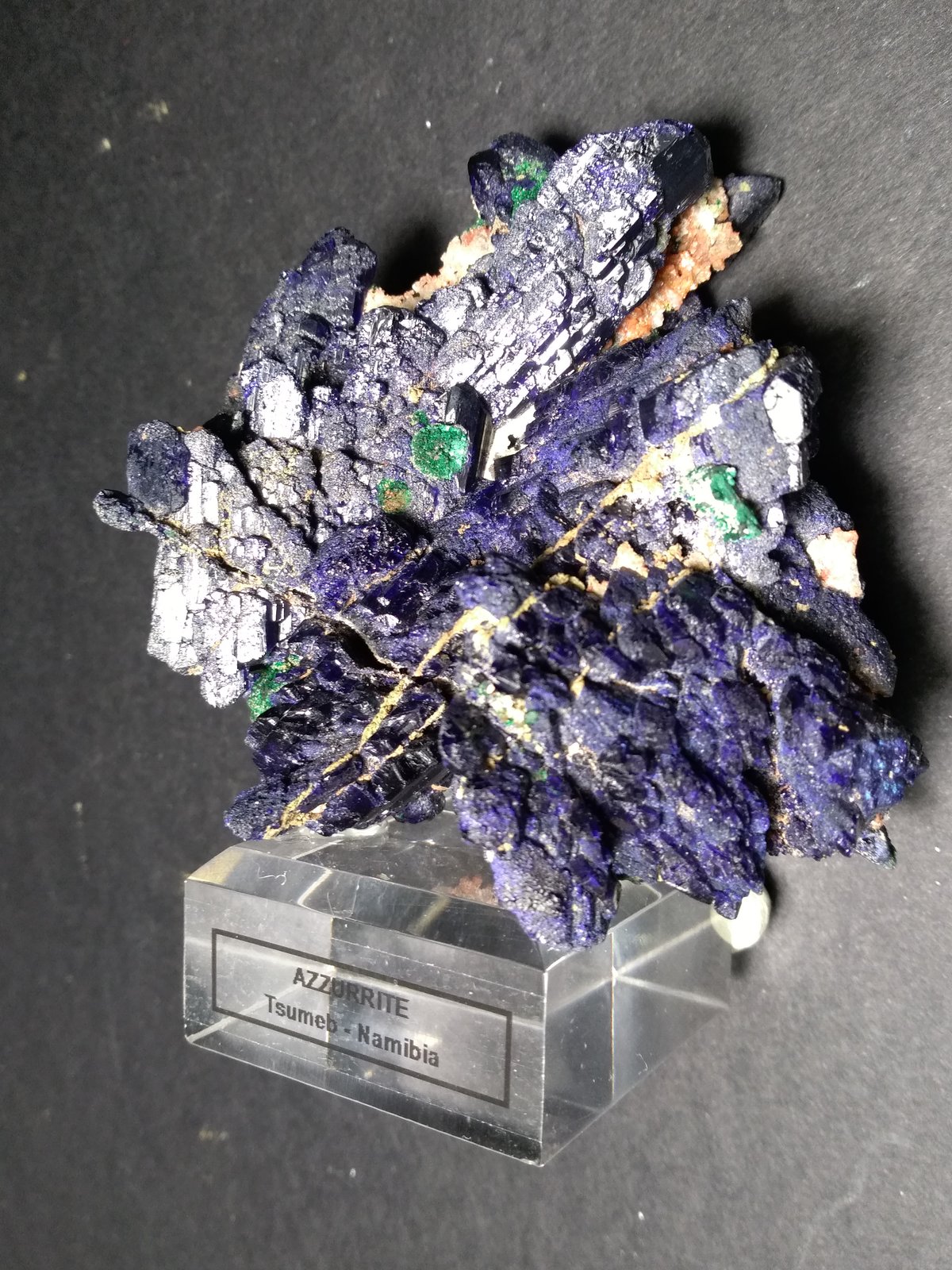 Azurite, Malachite
85 x 75 mm
(Autor: Sante Celiberti)