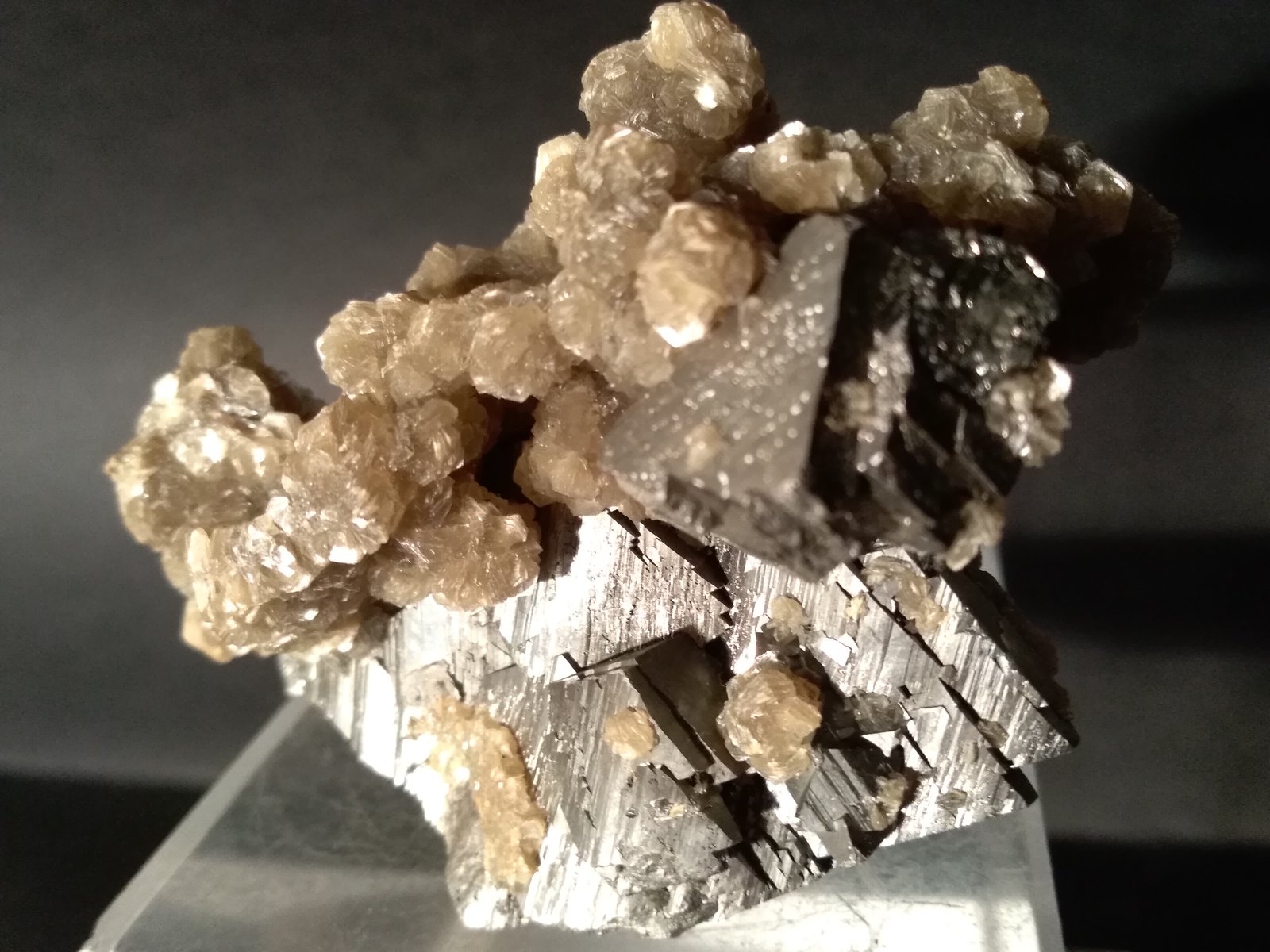 Arsenopyrite, Muscovite
76 x 55 mm
(Autor: Sante Celiberti)