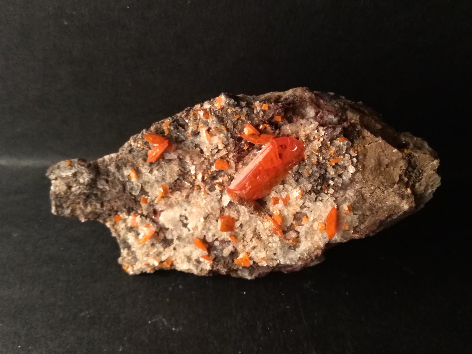 Wulfenite
10 x 6 cm
(Autor: Sante Celiberti)