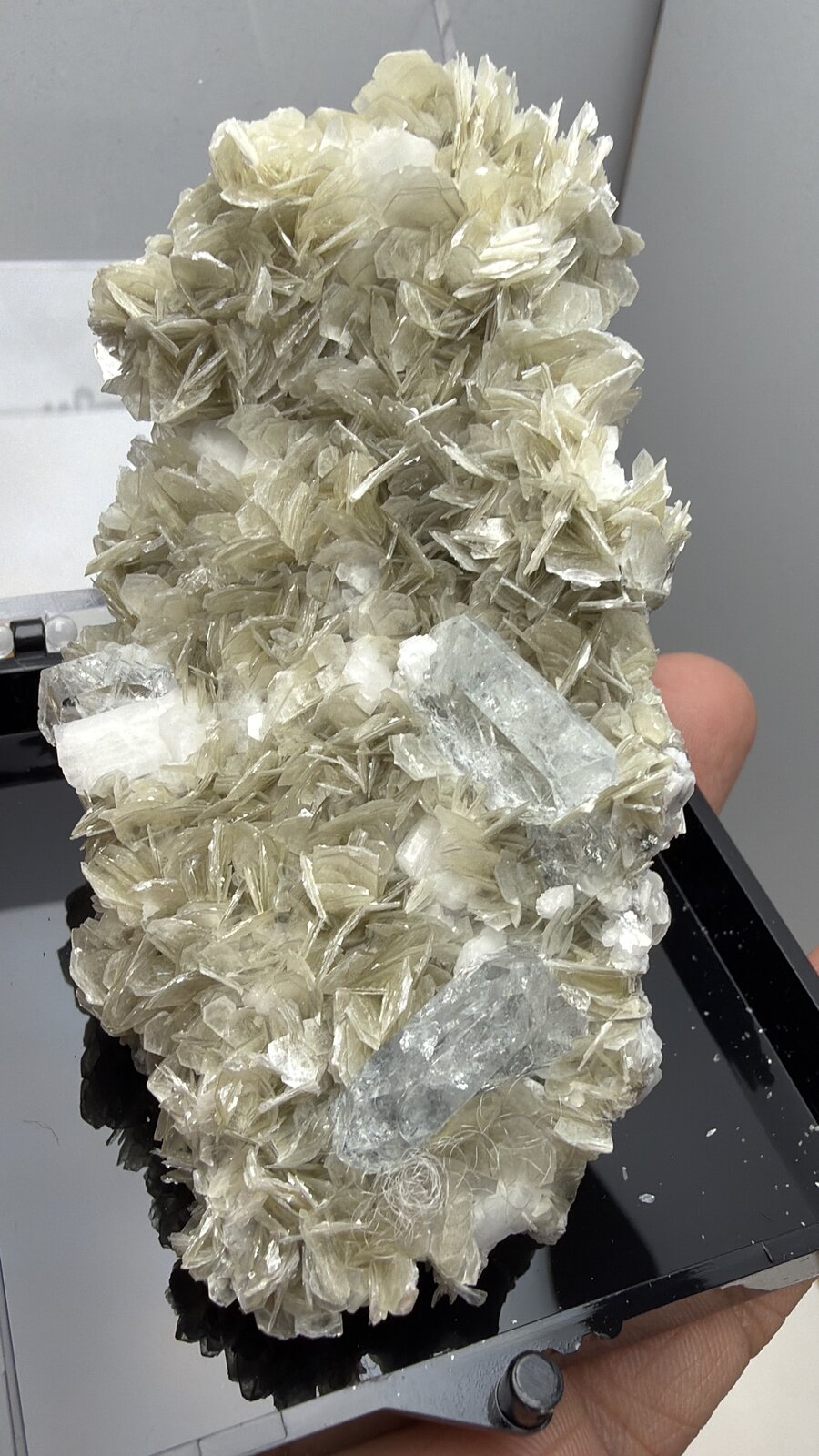 Beryl (variety aquamarine)
89mm x 51mm x 20mm
(Autor: QT.JojoGuo)