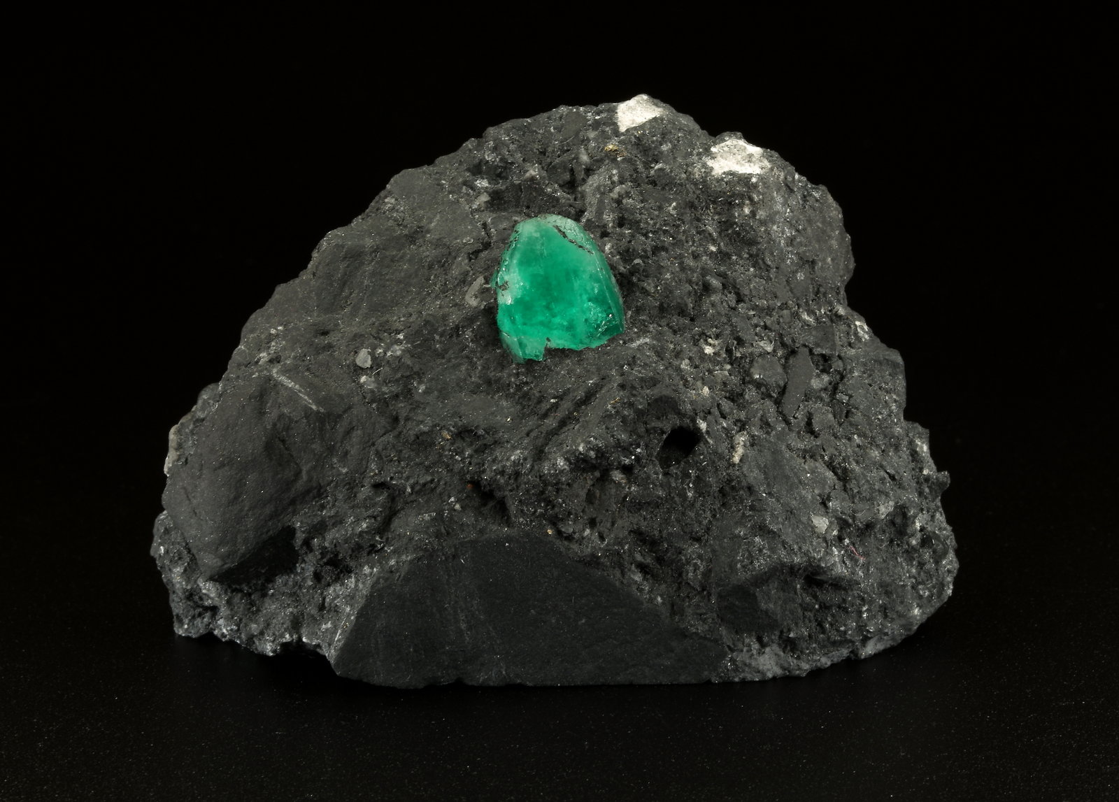 Beryl (variety emerald), Pyrite
70x48x23mm, xl=12x11mm
(Autor: Fiebre Verde)