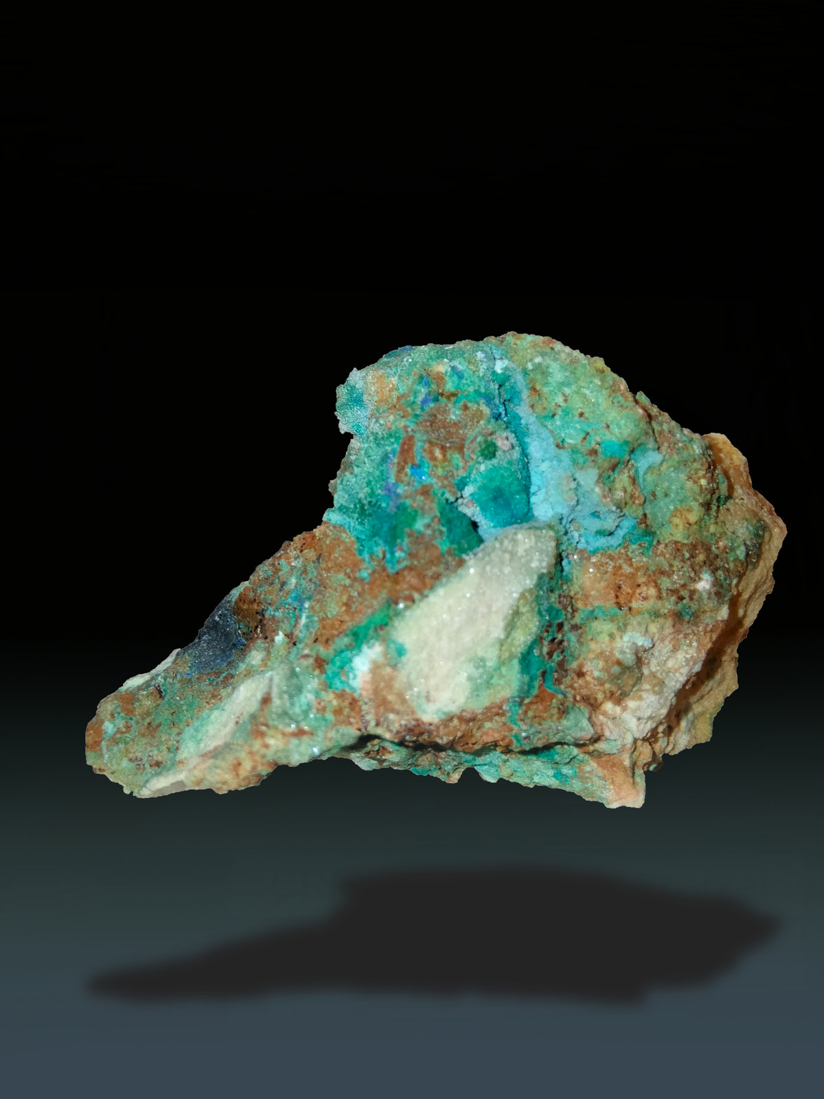 Chrysocolla and Malaquite
67 mm x 43 mm x 40 mm
(Autor: Firmo Espinar)