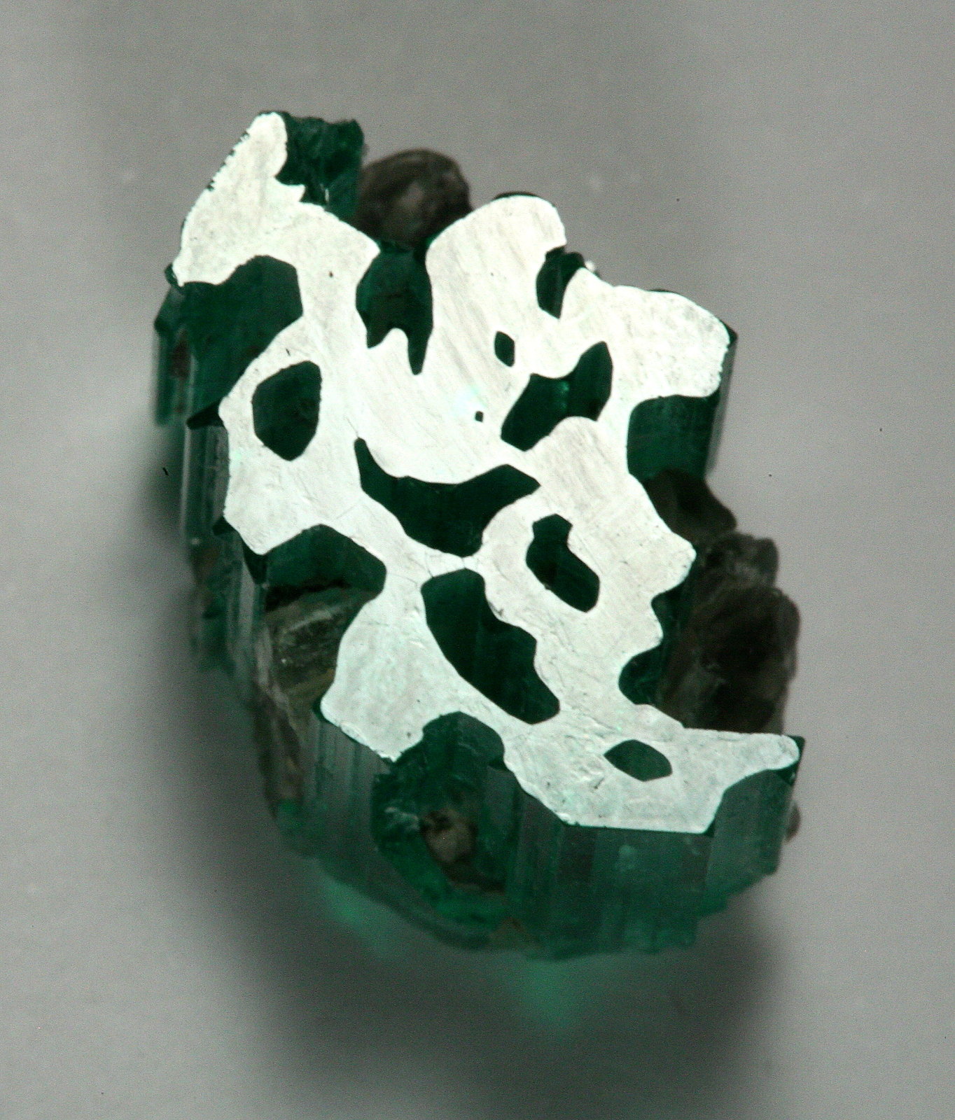 Beryl (variety emerald), Dolomite
17x11x11mm
(Autor: Fiebre Verde)
