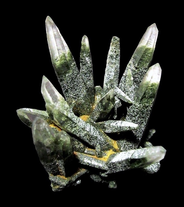 Quartz, Chlorite
Specimen height 4.5 cm
(Autor: Tobi)