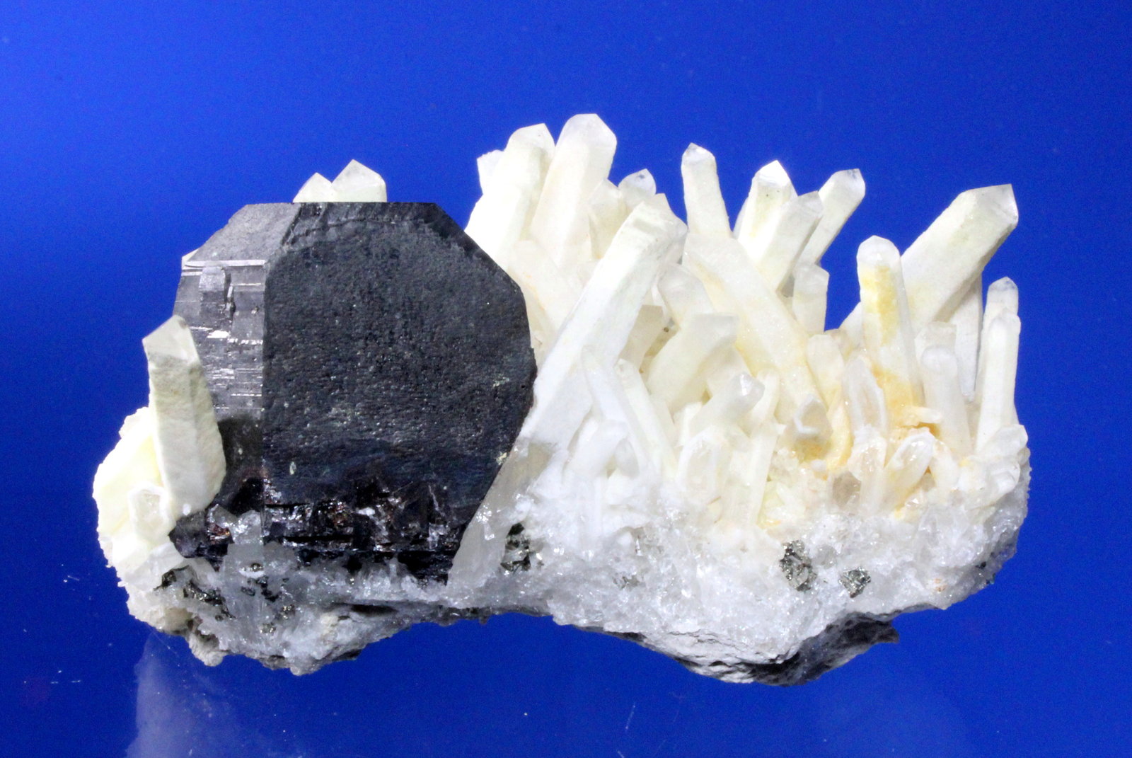 Ferberite, Quartz
6.5 x 4.1 x 3.6 cm
(Autor: Don Lum)