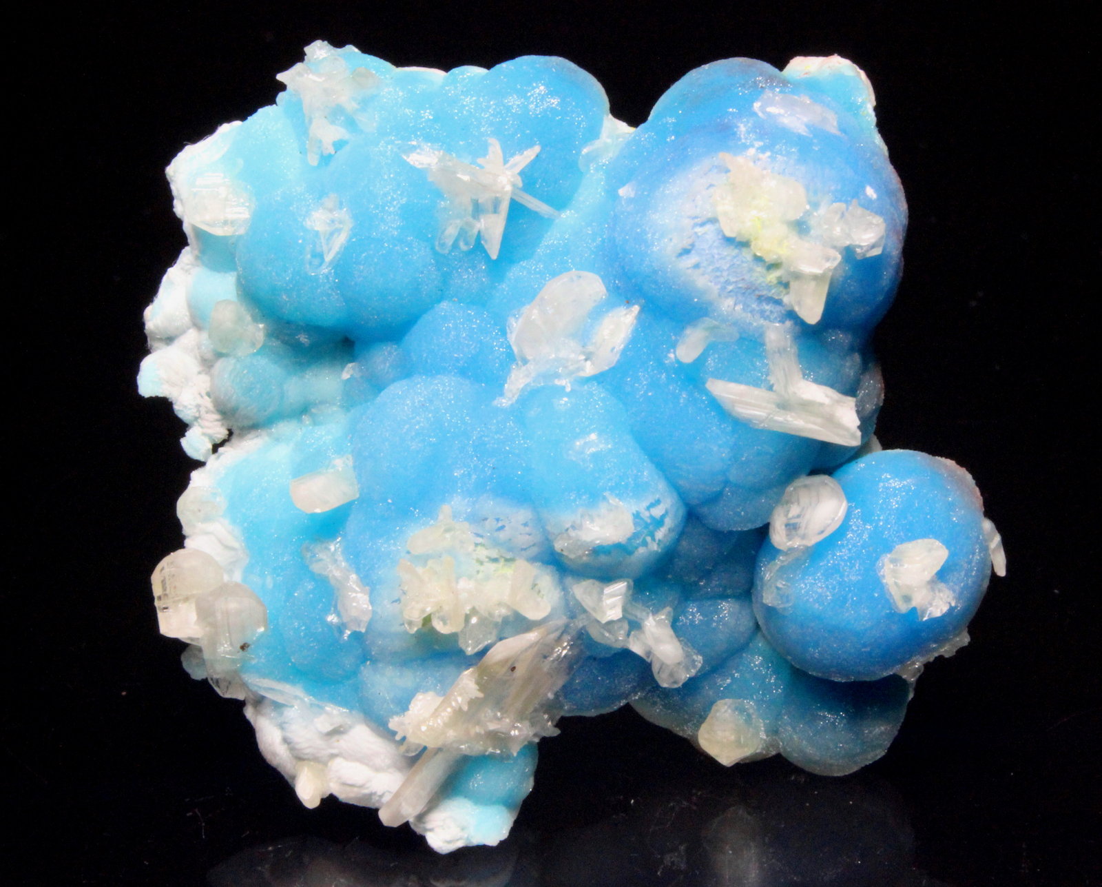 Hemimorphite, Cerussite
5 x 4.6 x 1.7 cm
(Autor: Don Lum)