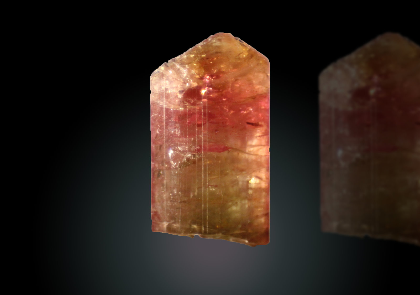 Elbaite
8 mm x 17 mm x 5 mm
(Autor: Firmo Espinar)