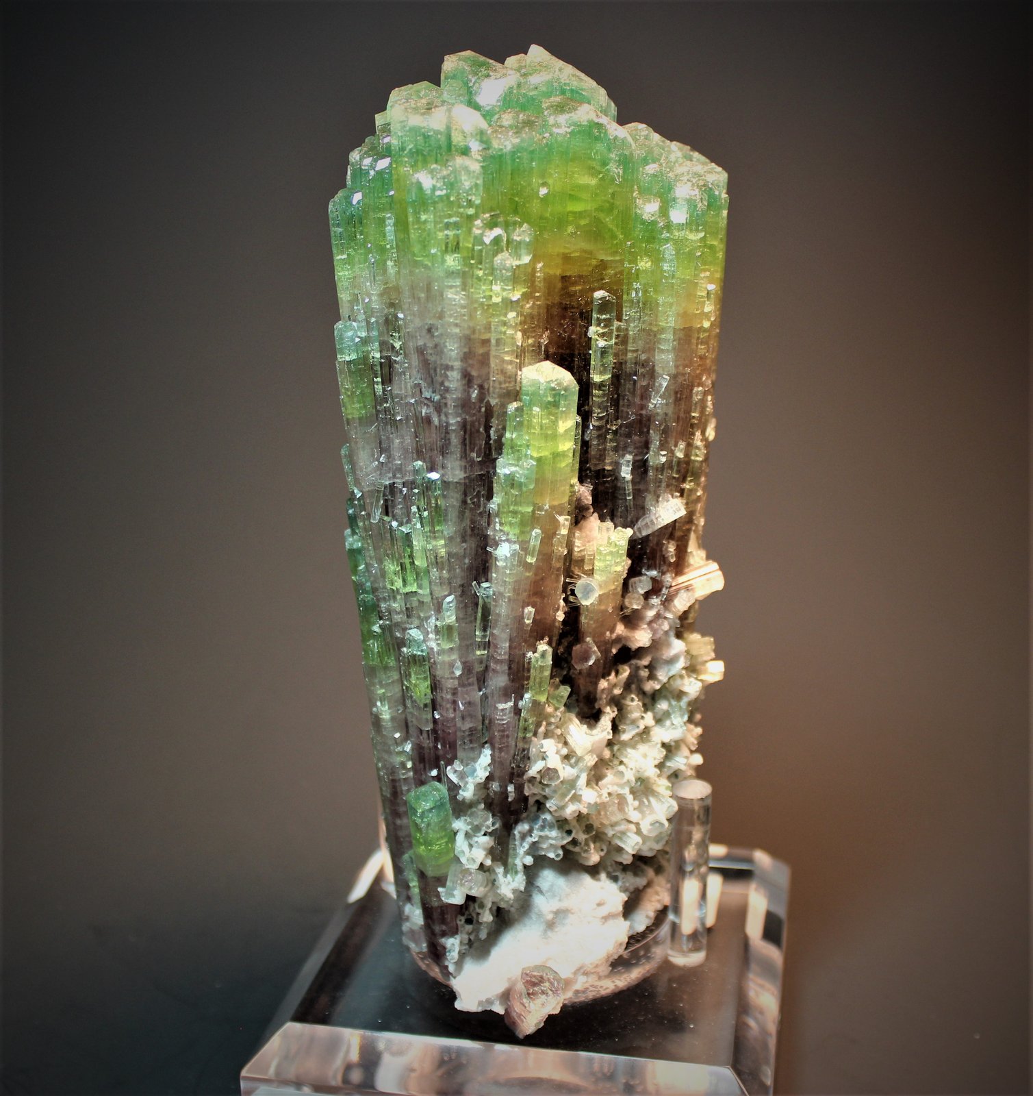 Elbaite (Tourmaline Group)
180 mm x 90 mm x 78 mm
(Autor: Don Lum)