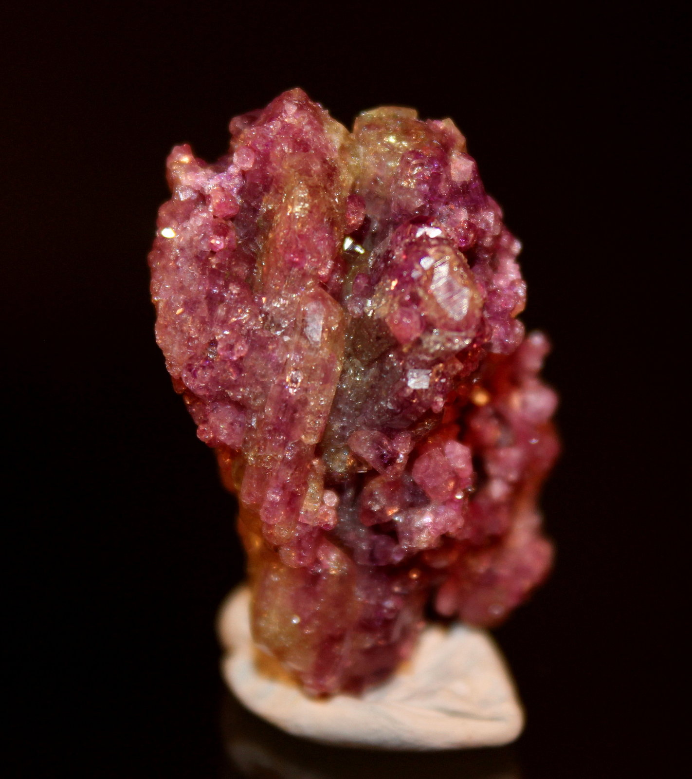 Vesuvianite var. manganoan vesuvianite
3.5 x 2.0 cm
(Autor: Don Lum)
