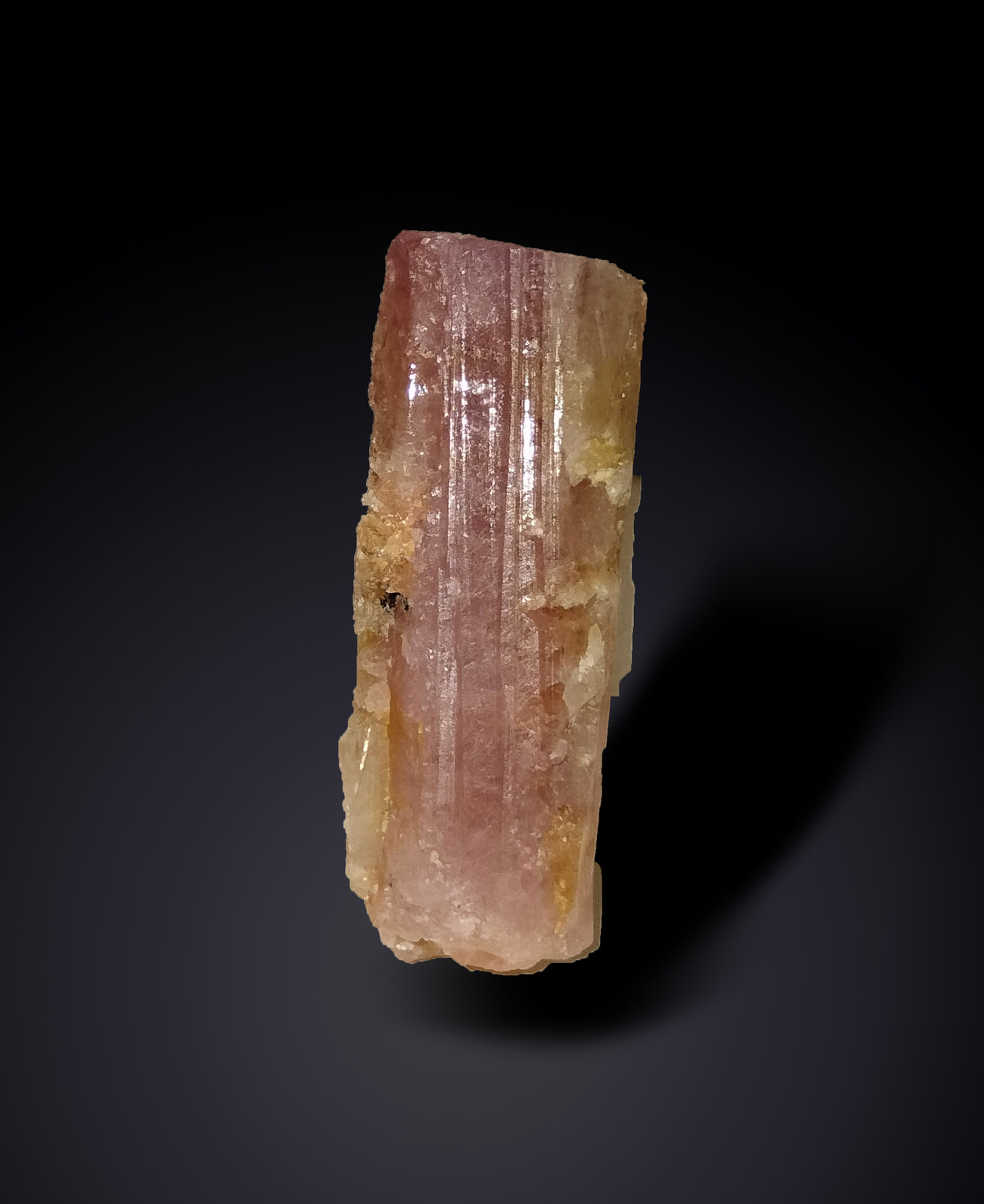 Elbaite (variety rubellite)
12 mm x 37 mm x 11 mm
(Autor: Firmo Espinar)
