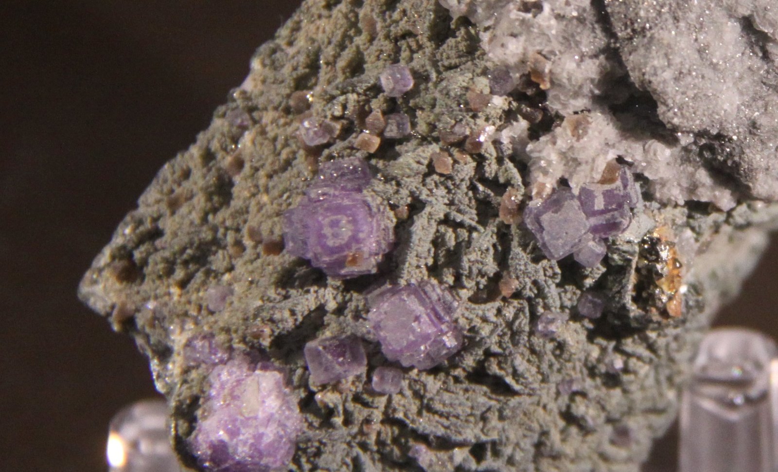 Quartz, Fluorite, Siderite, Pyrite
50mm x 72mm x 30mm
(Autor: Firmo Espinar)