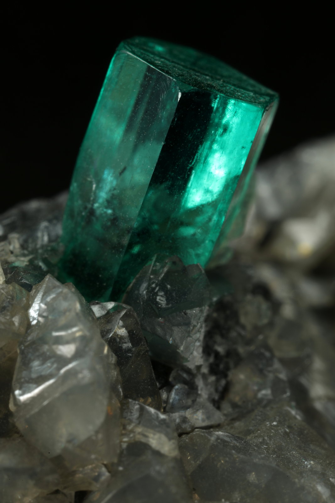 Beryl (variety emerald), Dolomite
34x18x24mm, xl=7x5mm
(Autor: Fiebre Verde)