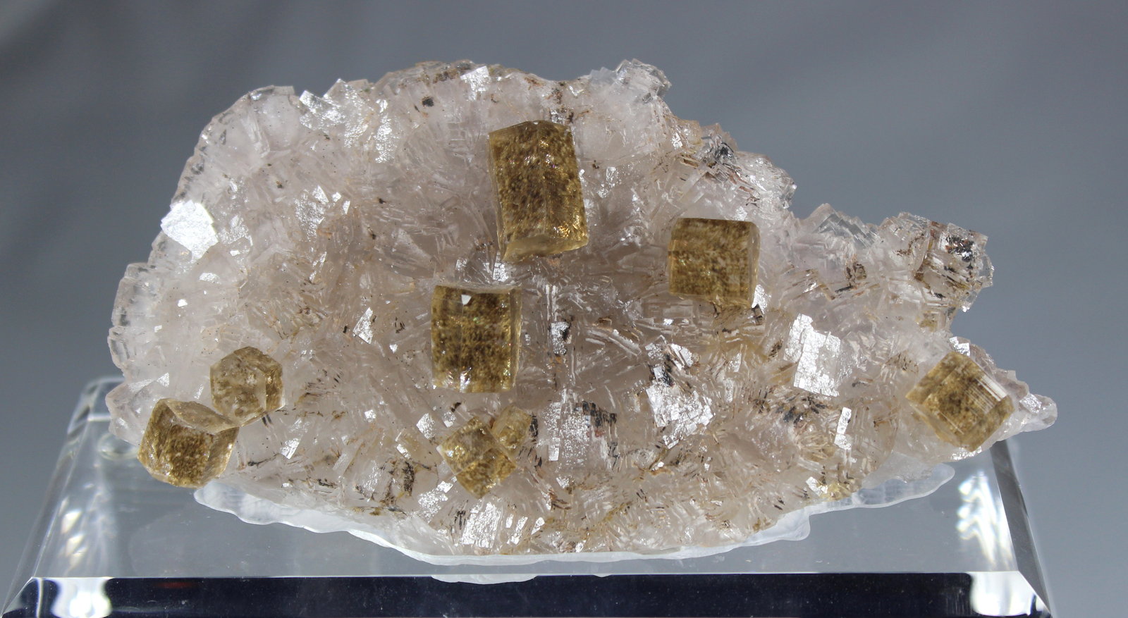 Calcite, Fluorite
132mm x 67mm x 50mm
(Autor: Don Lum)