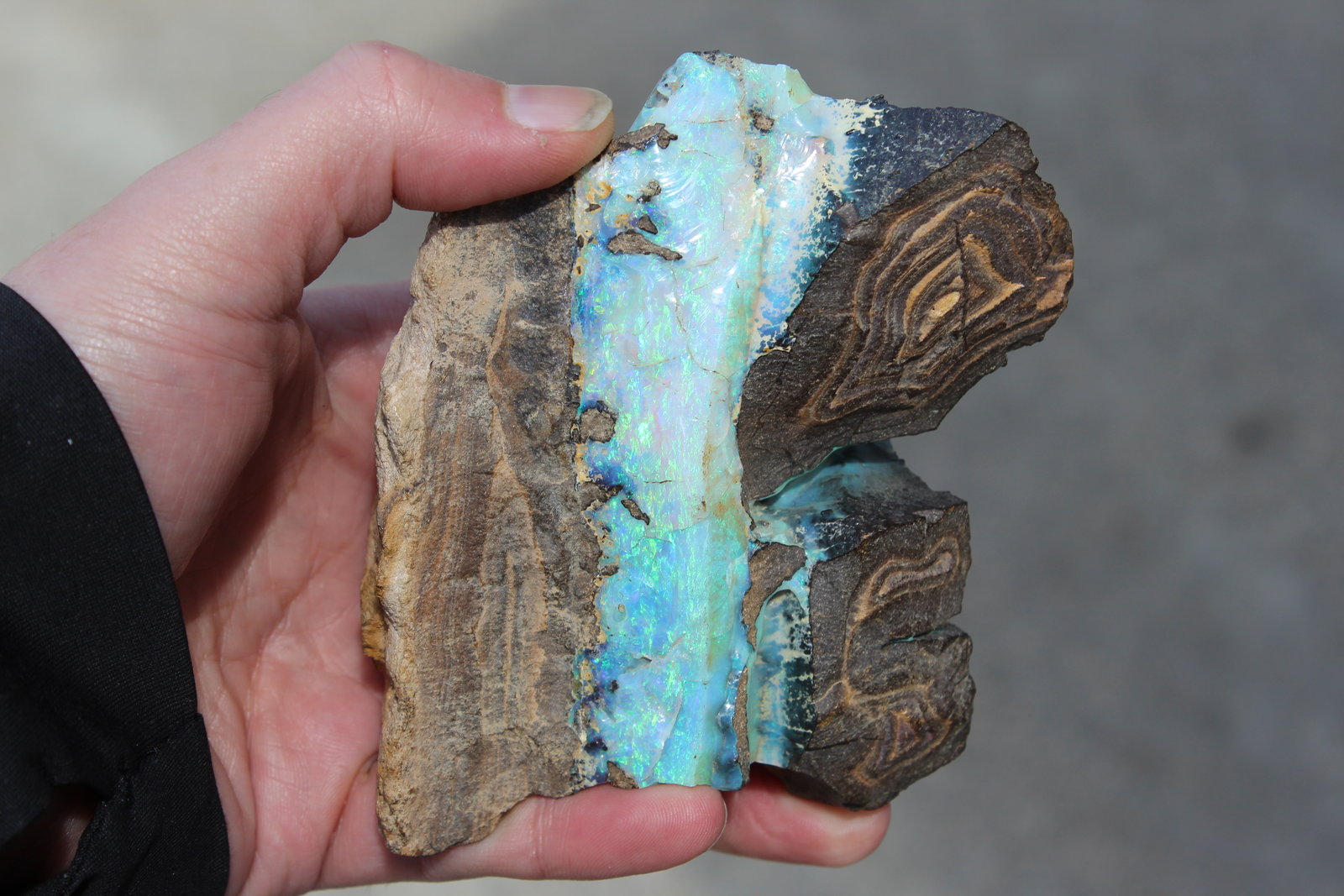 Opal
3.75 x 3.25 x 1.5 inches
(Autor: Chris Wentzell)