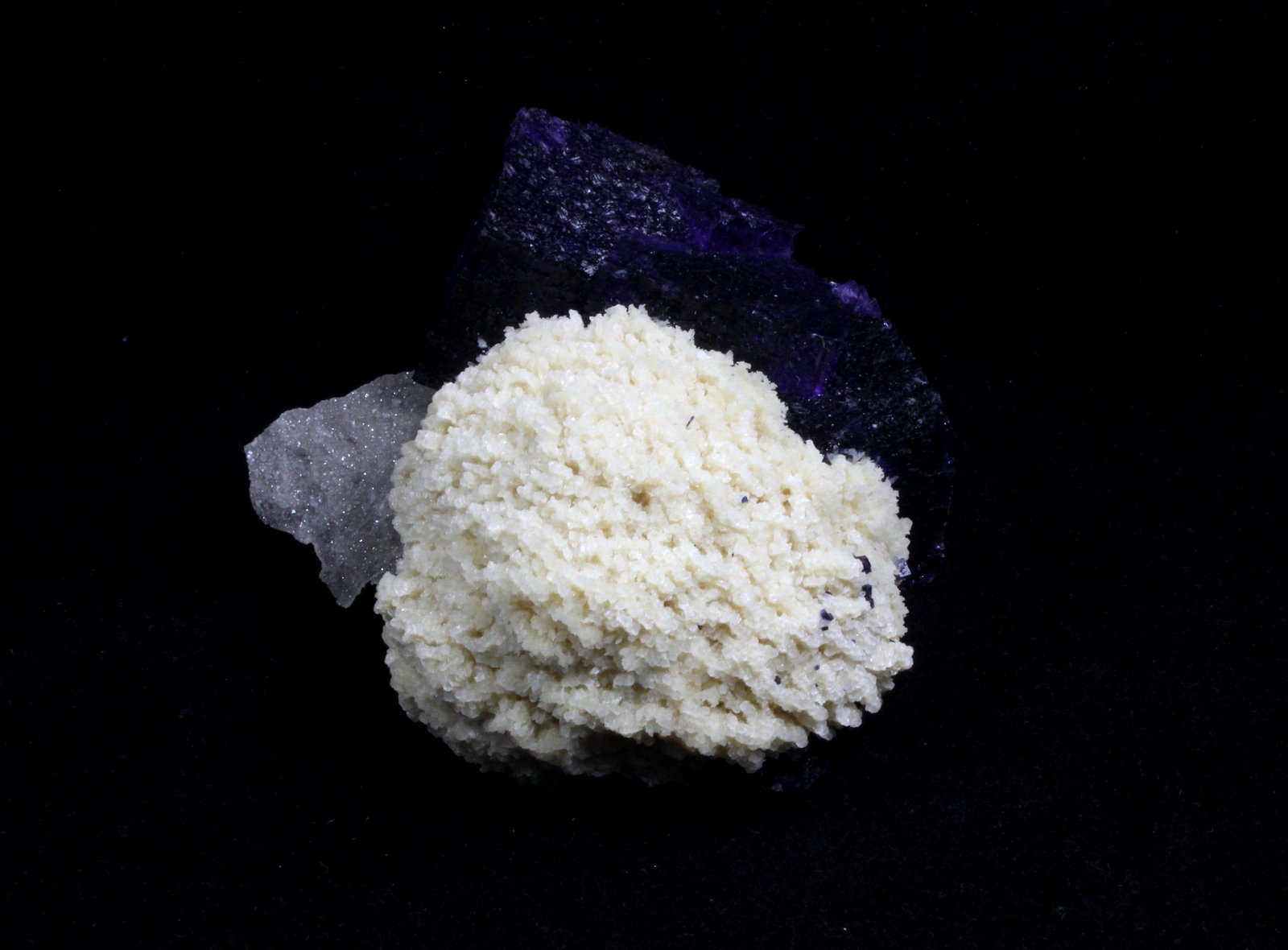 Barite, Fluorite, Dolomite, Quartz
93 mm x 80 mm x 55 mm
(Autor: Don Lum)