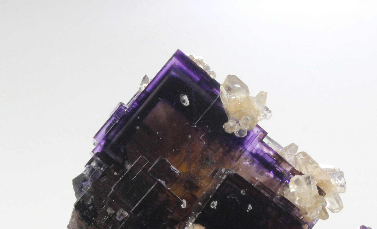 Fluorite, Calcite
74 mm x 60 mm x 49 mm
(Autor: Don Lum)