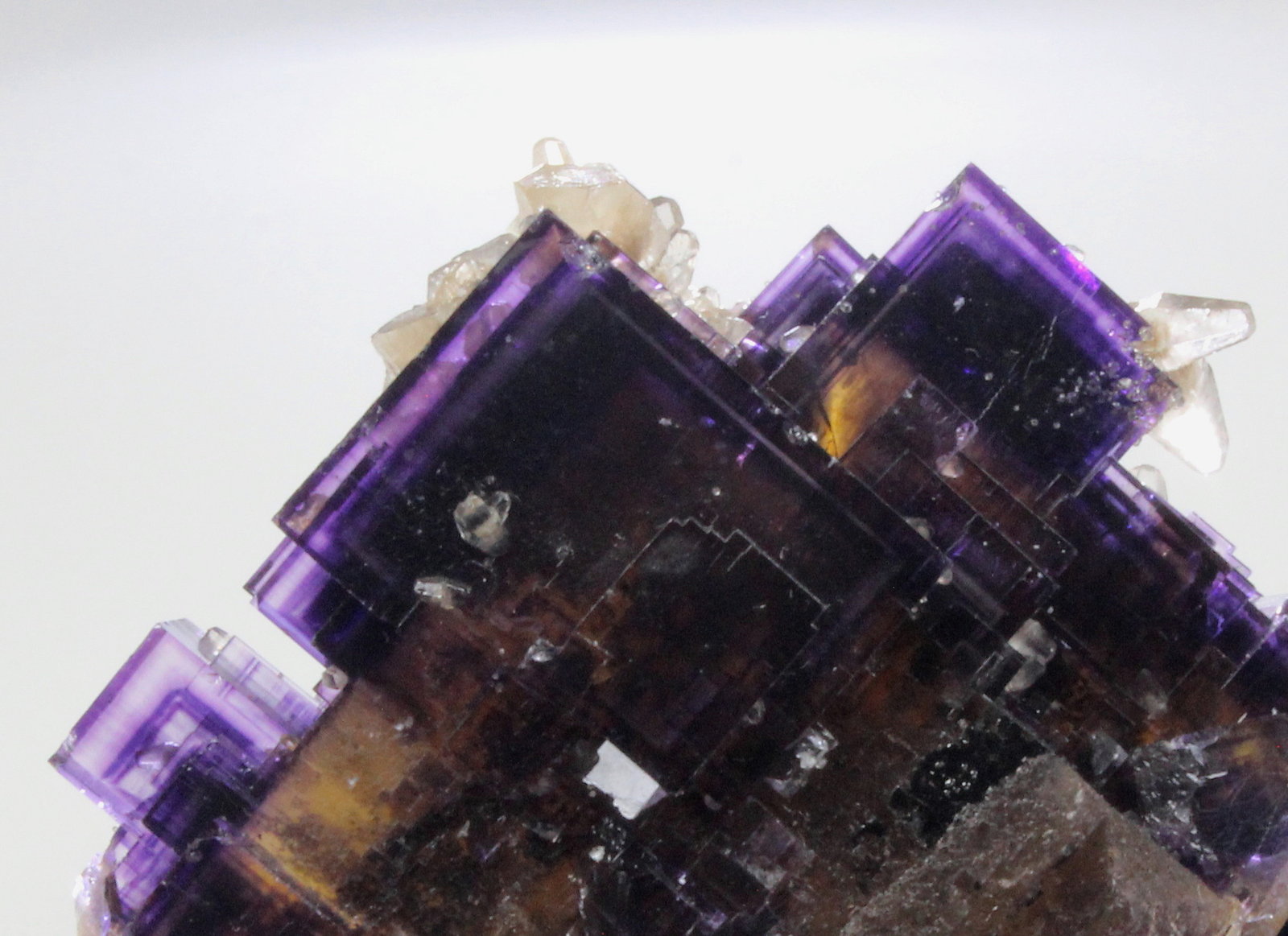 Fluorite, Calcite
74 mm x 60 mm x 49 mm
(Autor: Don Lum)