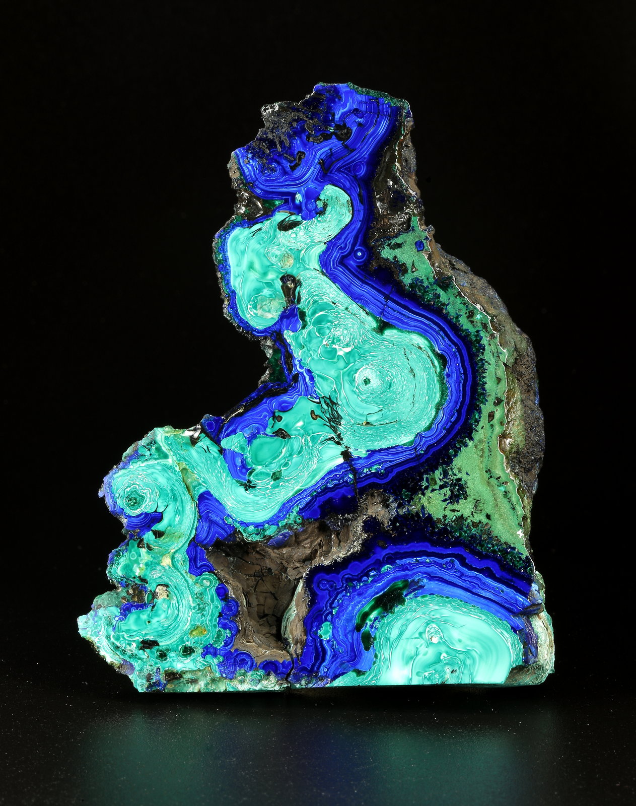 Azurite, Malachite
52x74x15mm
(Autor: Fiebre Verde)