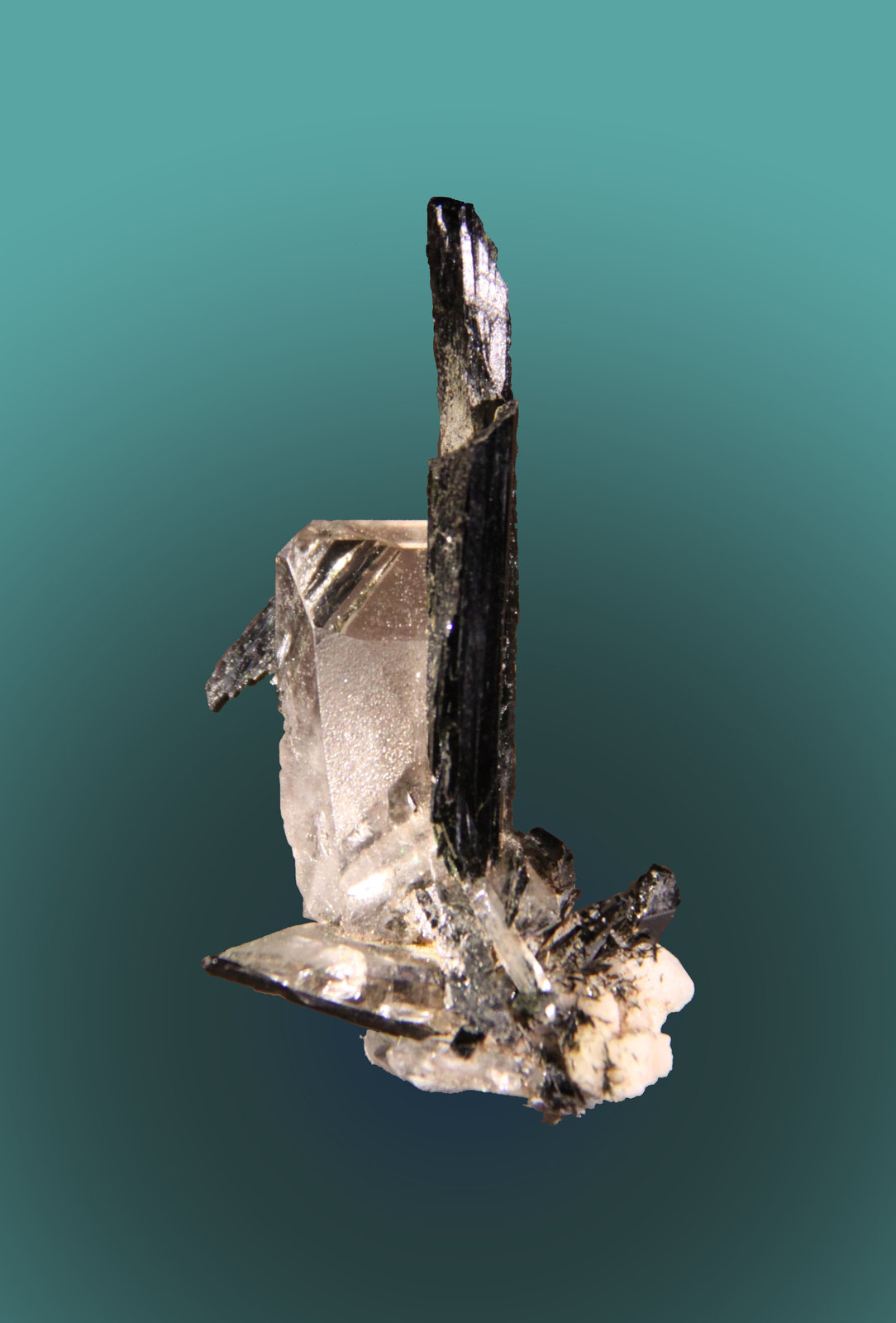 Aegirine, Quartz and Orthoclase
30mm x 55mm x 27mm
(Autor: Firmo Espinar)