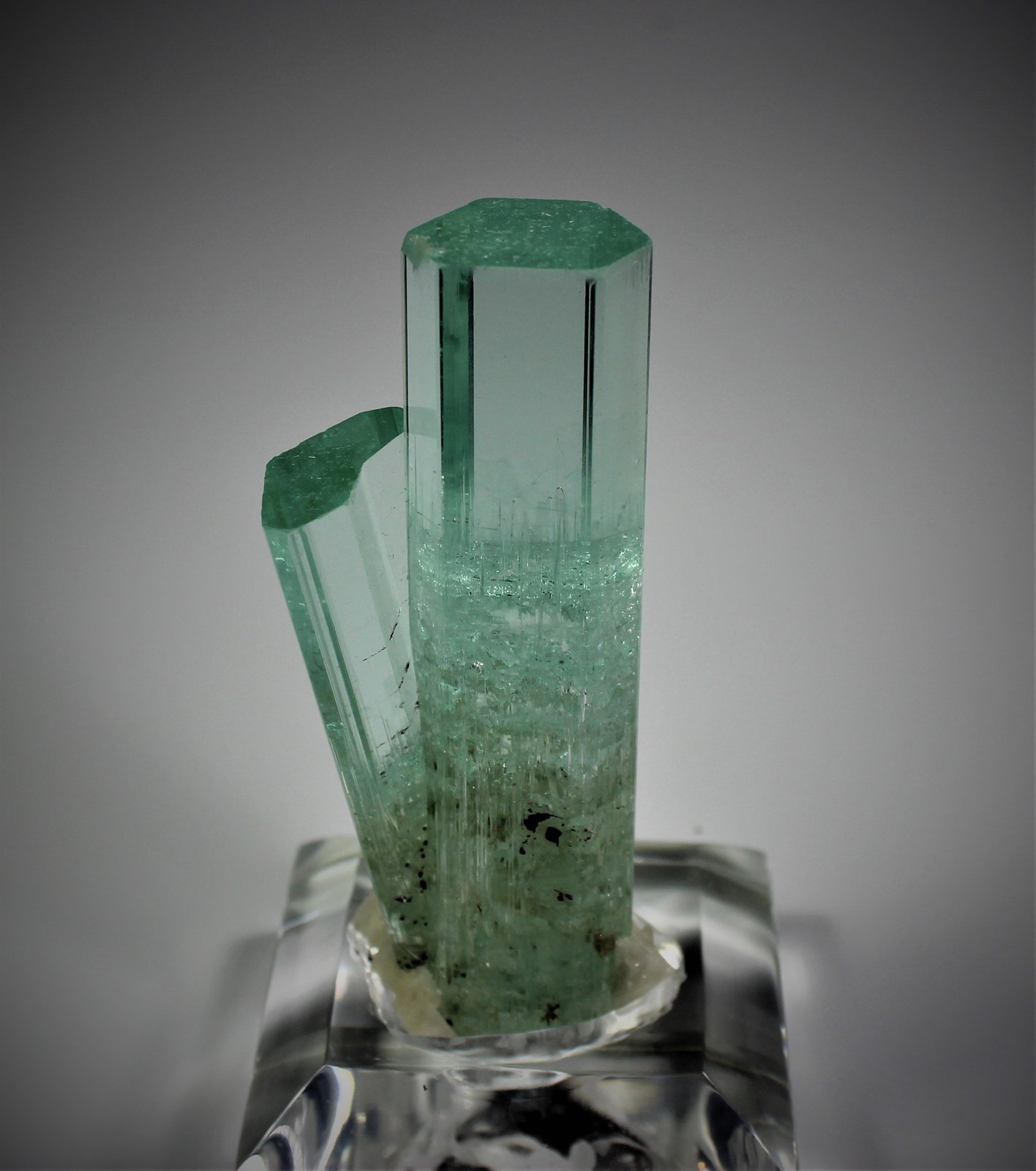 Beryl (variety aquamarine)
104 mm x  40 mm
(Autor: Don Lum)