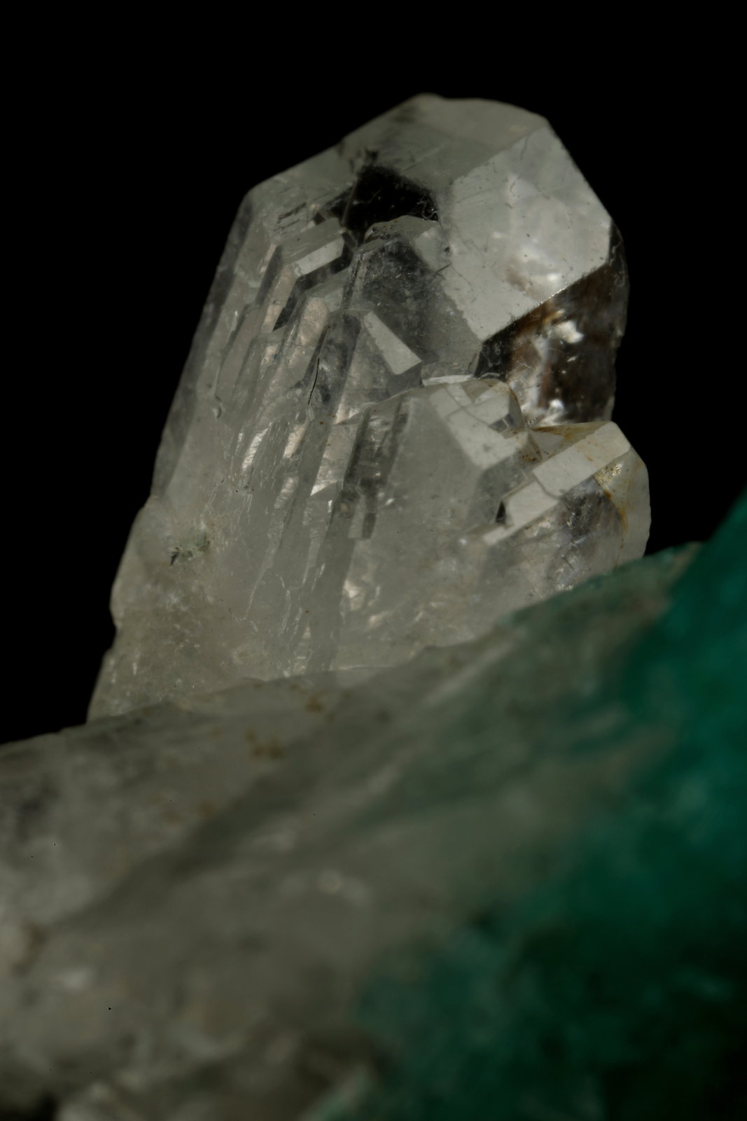 Beryl (variety emerald), Calcite
Beryl xls=12mm (aggregate) & 9mm
(Autor: Fiebre Verde)