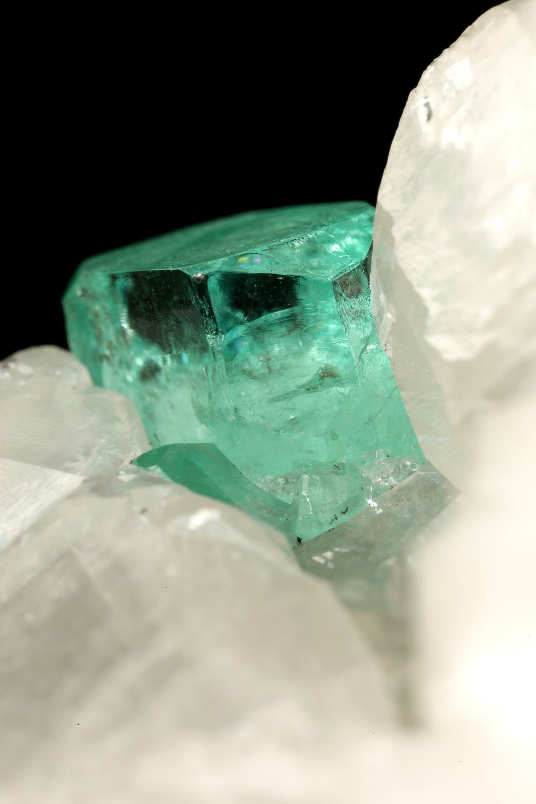 Beryl (Var. Emerald), Calcite, Pyrite
85x62x64mm, xl=8x9mm
(Autor: Fiebre Verde)