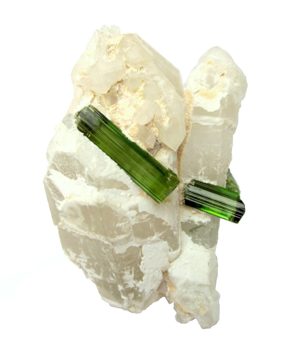 Elbaite on quartz
Specimen height 5 cm
(Autor: Tobi)