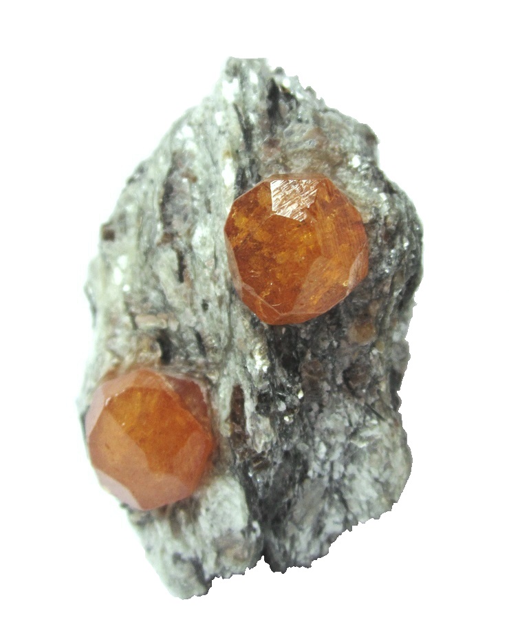 Spessartine
Specimen size 5 cm, each crystal measures 1 cm
(Autor: Tobi)