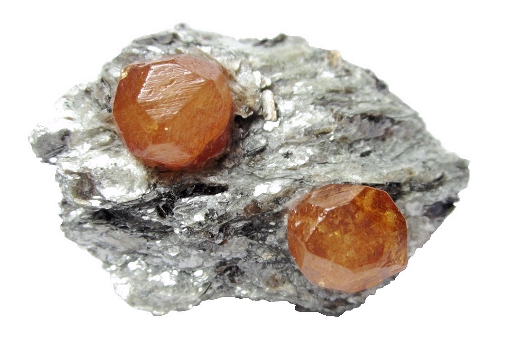 Spessartine
Specimen size 5 cm, garnet crystal 1 cm
(Autor: Tobi)