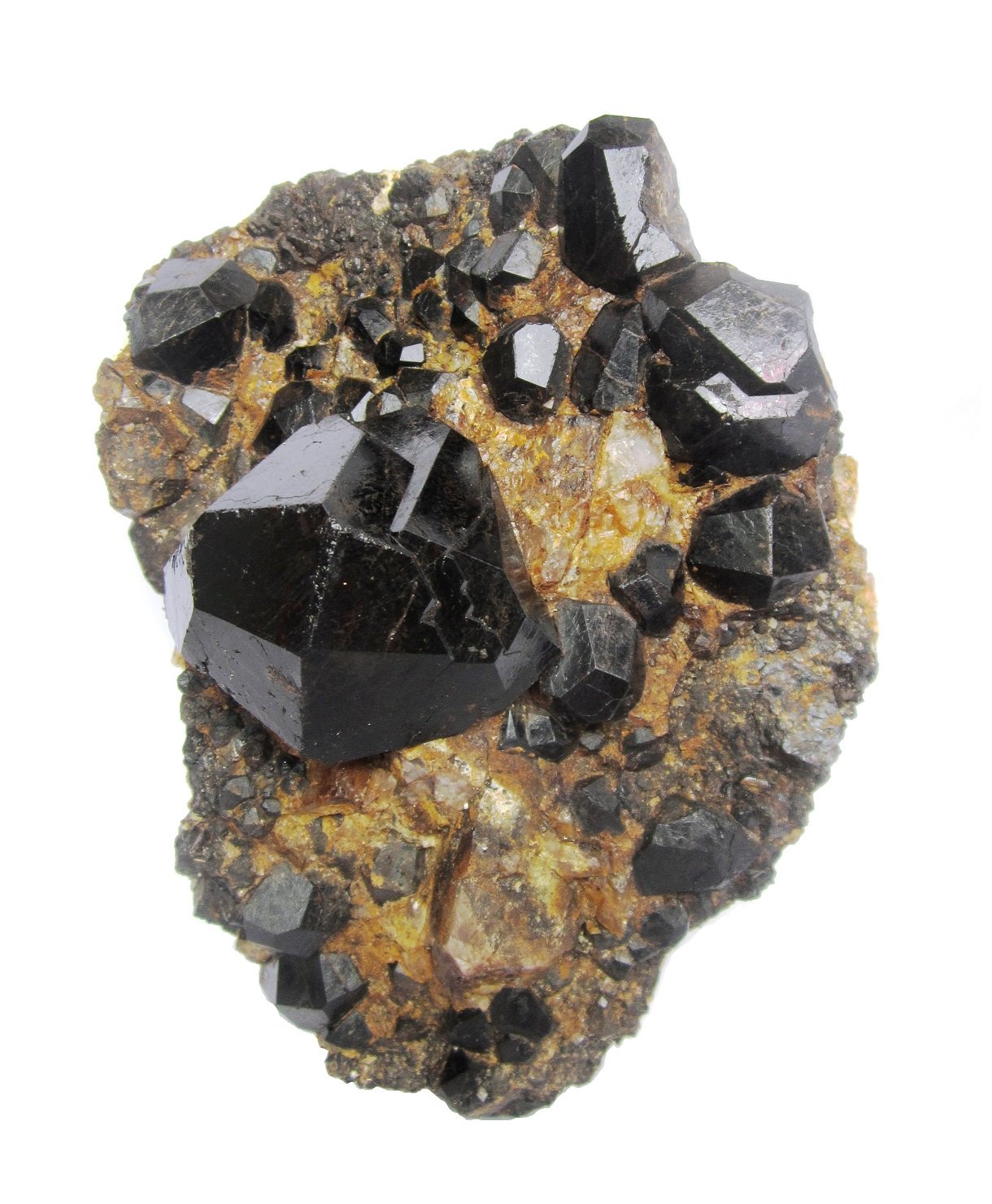 Almandine-Spessartine Series
Specimen size 16 x 12 cm, largest crystal 6 cm
(Autor: Tobi)