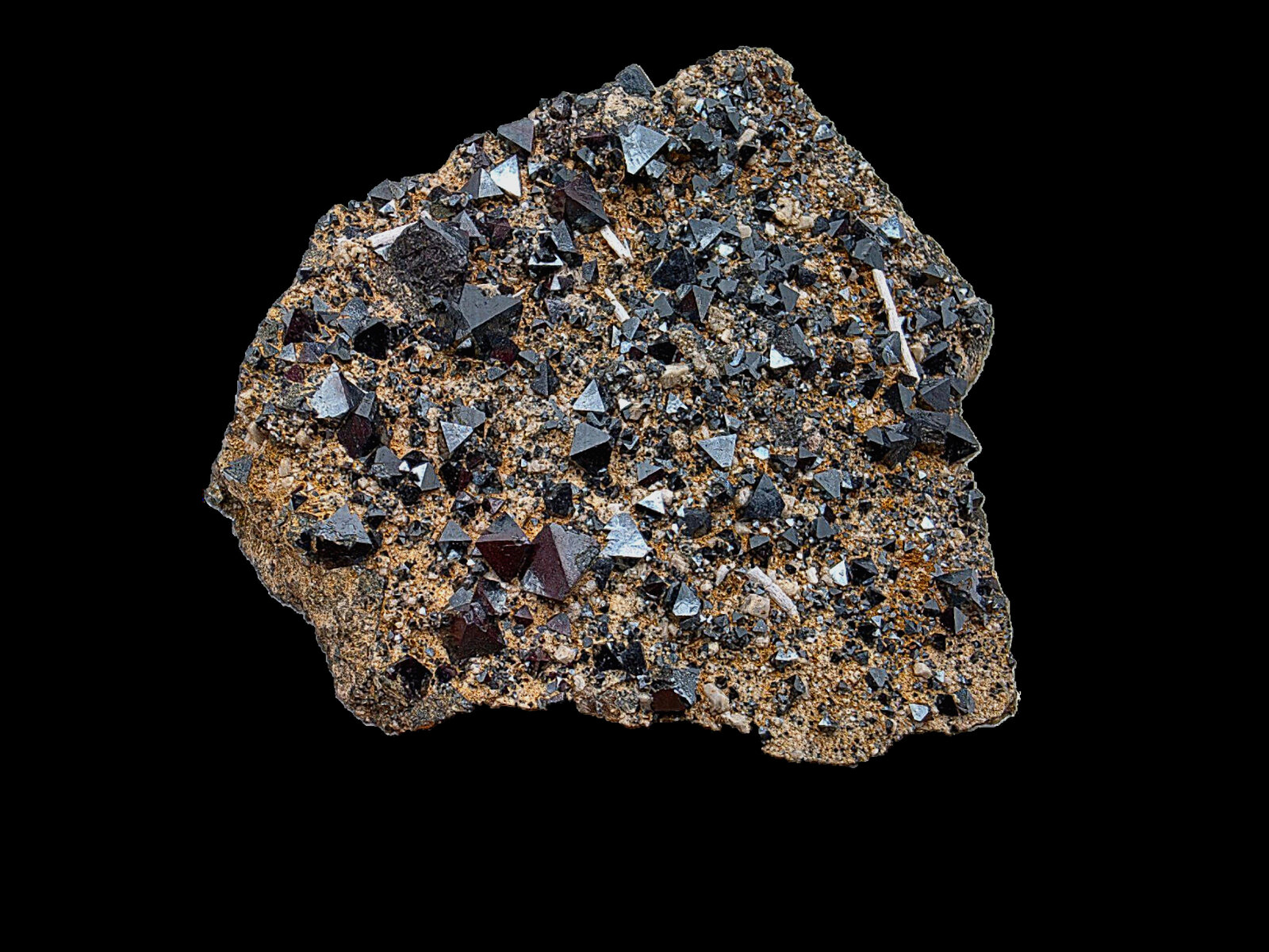 Magnetite
Cerro Huañaquino, Paco Grande, Tomás Frías Province, Potosí Department, Bolivia
80 mm x 70 mm x 20 mm
(Autor: Dany Mabillard)