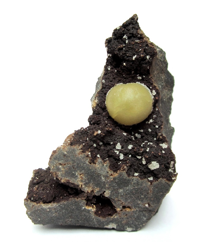 Calcite
Specimen height 7,5 cm, calcite measures 1,5 cm
(Autor: Tobi)