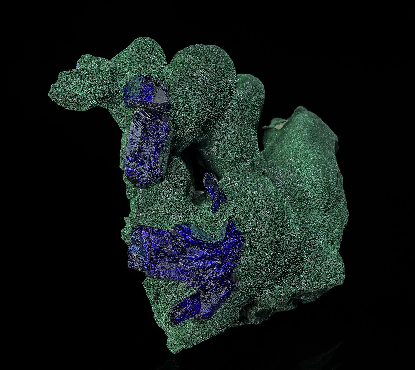 Malachite, Azurite
6.4 x 6.7 cm
(Autor: am mizunaka)