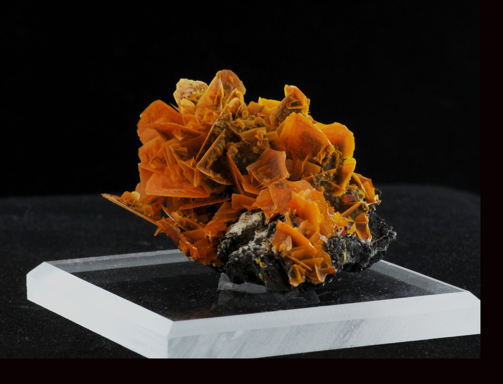 Wulfenite
4.8 x 4.1 x 2.6 cm
(Autor: steven calamuci)