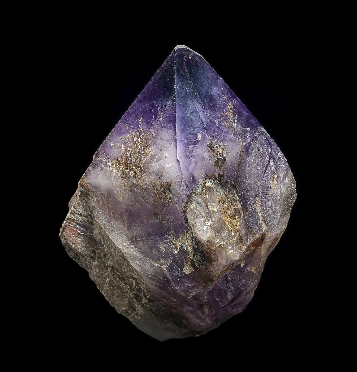 Quartz (variety amethyst)
11.9 x 9.5 cm
(Autor: am mizunaka)